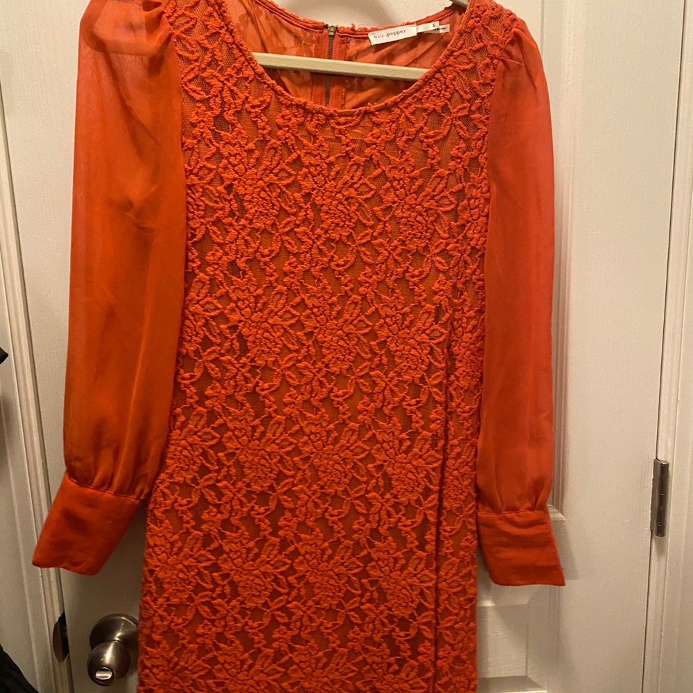 Orange dress
